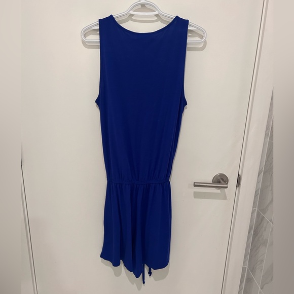 Zenana Royal Blue Sleeveless Romper – Size Small - Picture 2 of 3
